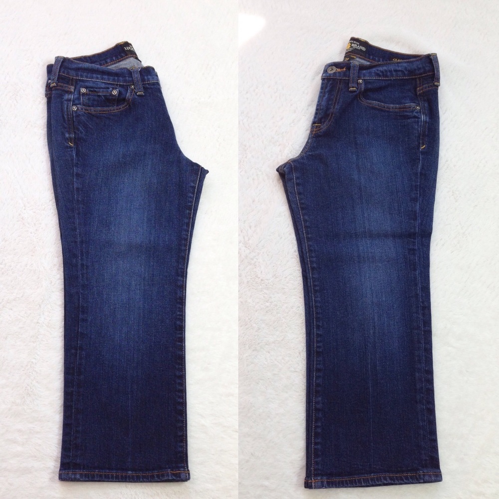 Lucky Brand Danville Classic Rider Crop Jeans